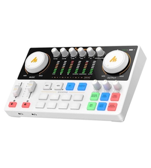 Maonocaster AME2 Gen2 White Audio Mixer & Interface Maonocaster AME2 Gen2 White Audio Mixer & Interface